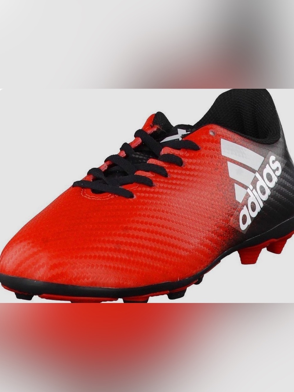 adidas Men’s Red and Black Athletic Cleats